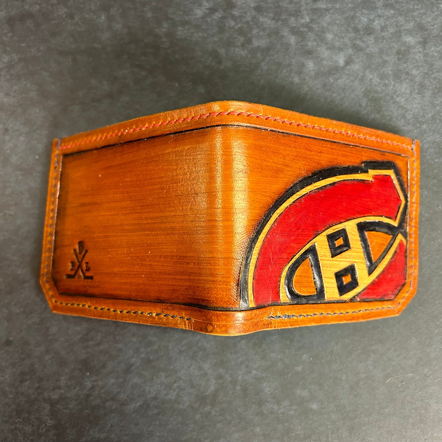 Hand carved custom wallet