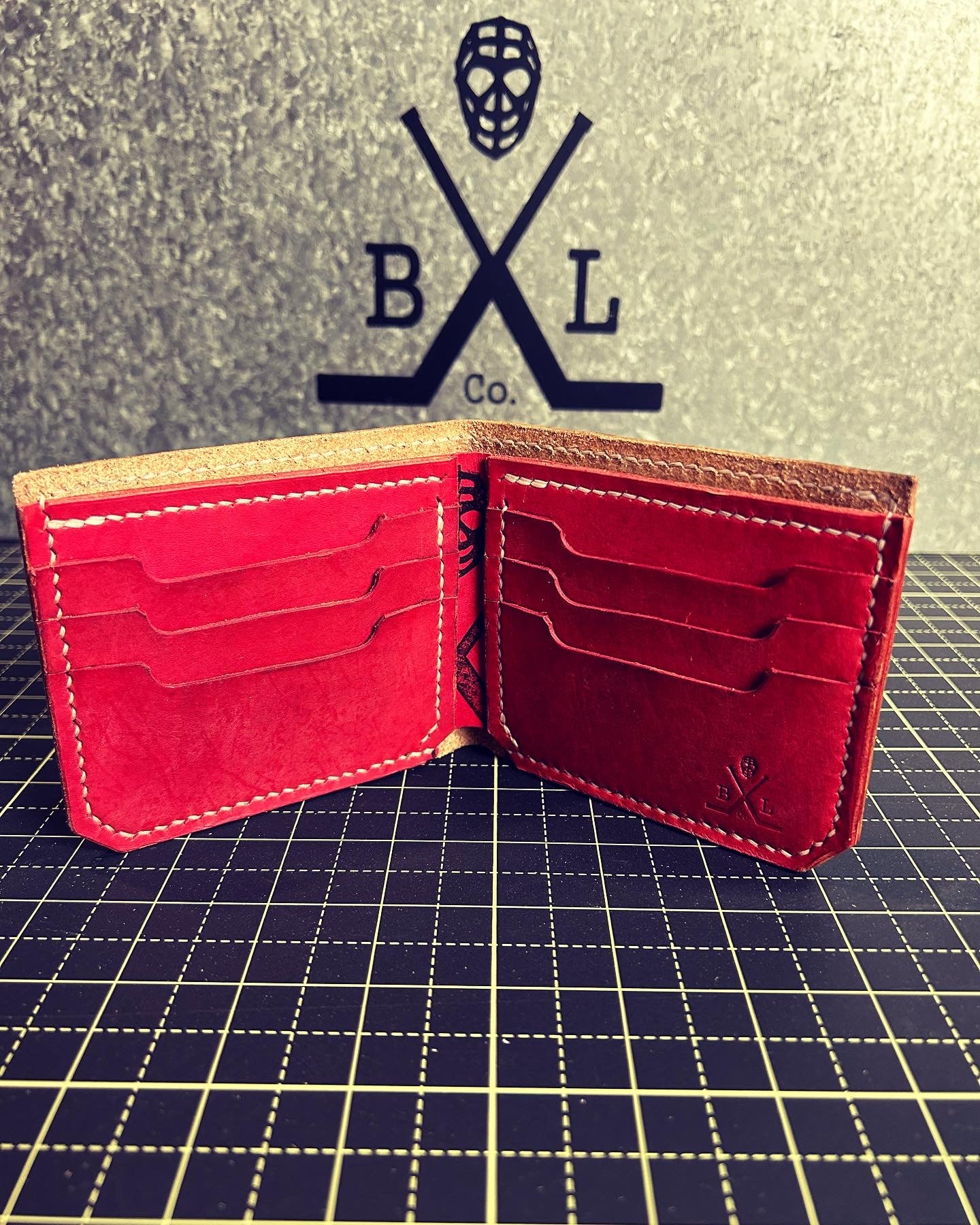 Hand carved custom wallet