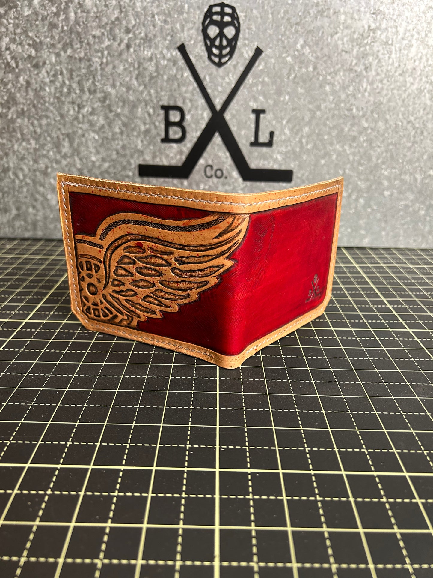 Hand carved custom wallet