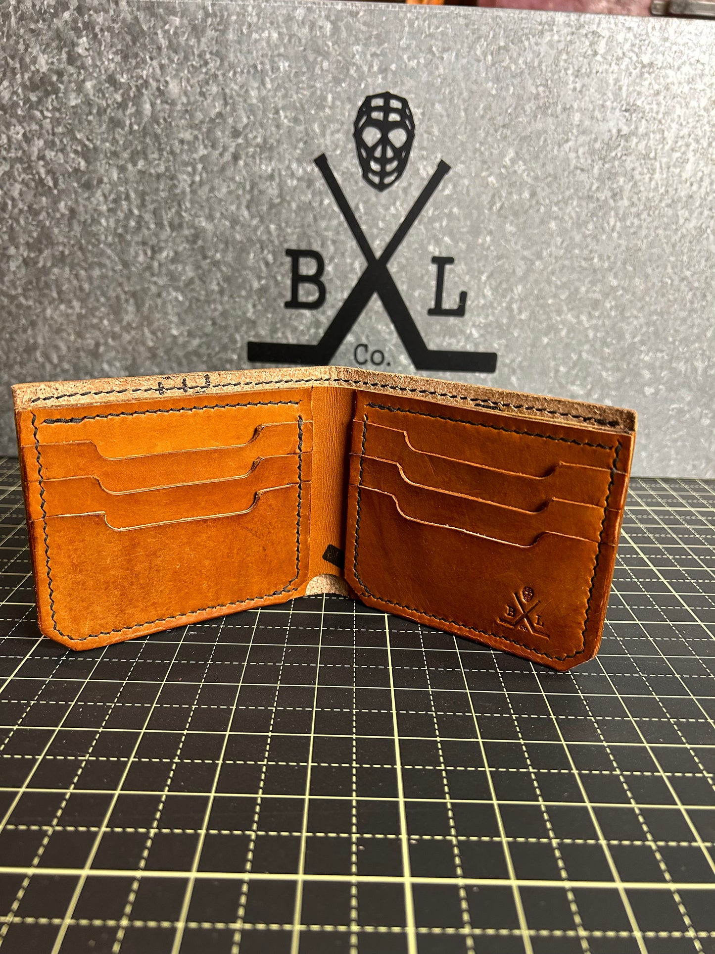 Hand carved custom wallet